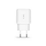 Tech-Protect C20W USB-C PD 20W / USB-A QC 3.0 oplader med USB-C / Lightning Cable - hvid