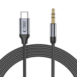 Tech-Protect UltraBoost audio USB-C / 3.5mm mini jack cable 1 m - black