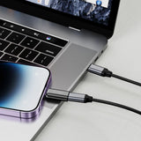 Tech-Protect UltraBoost Lightning (mandlig) / USB-C (kvindelig) adapter - sort