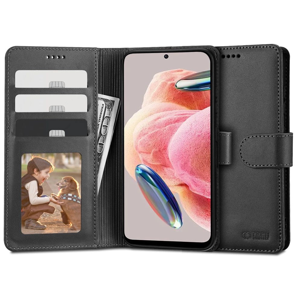 Tech-Protect Wallet Case til Xiaomi Redmi Note 12 4G / LTE - sort