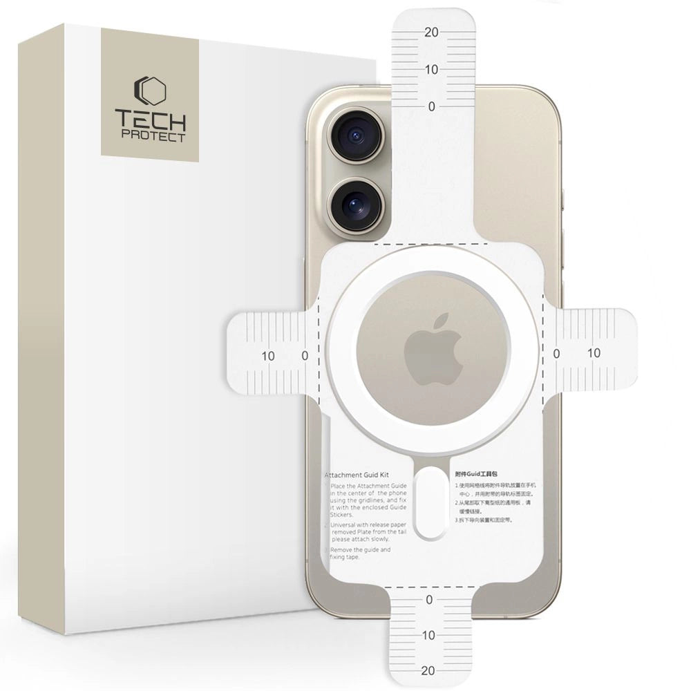 Tech-Protect MagMat MagSafe Magnetisk ring universel - hvid