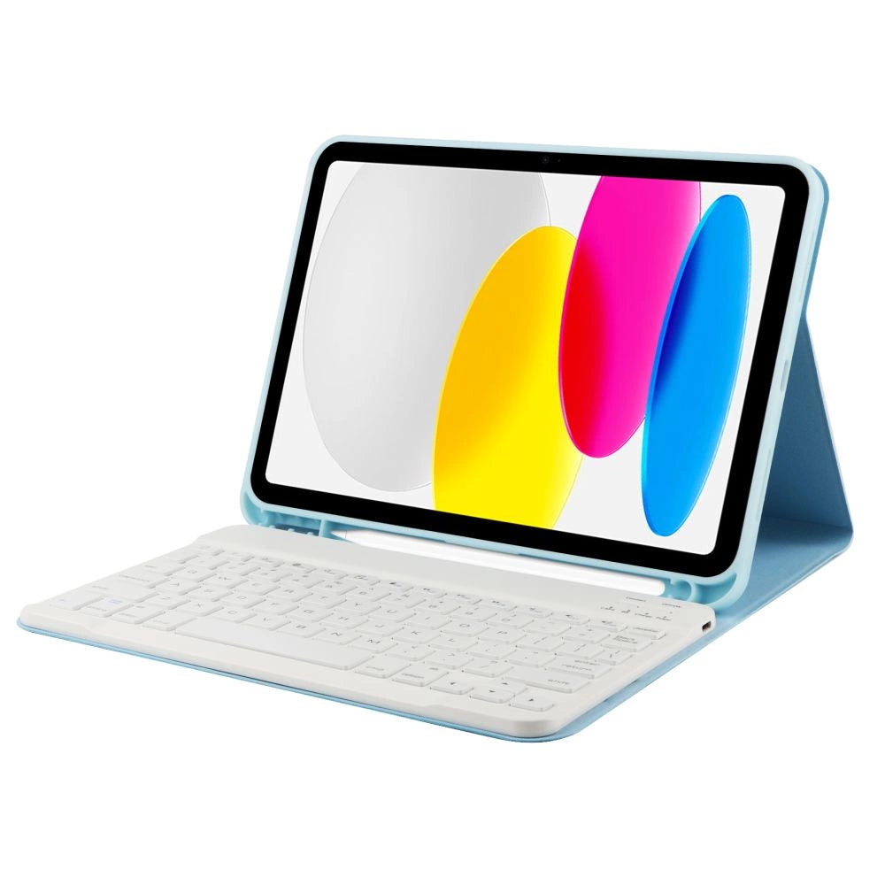 Tech-Protect SC Pen + Keyboard Case med tastatur til iPad 10.9" 2022 - Lysblå