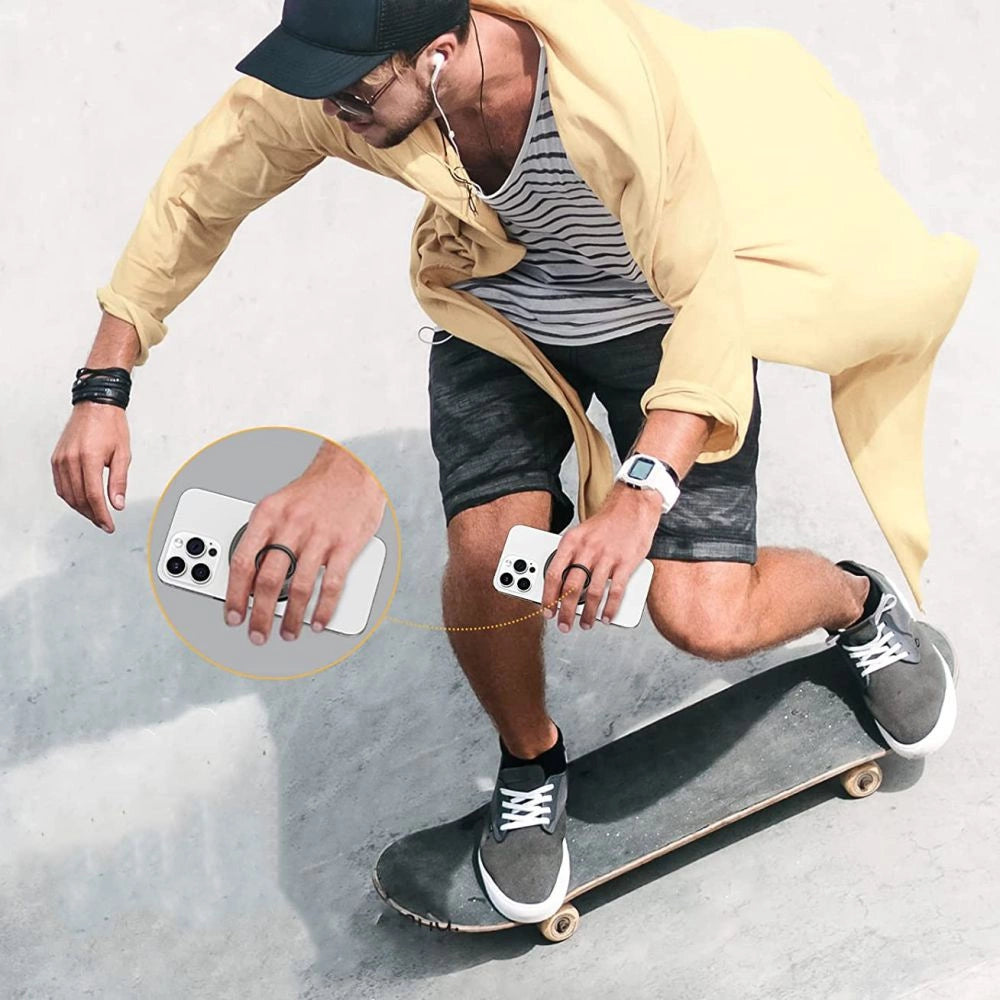 Tech-Protect MMR100 magnetisk telefonholder/ring med MagSafe - grå