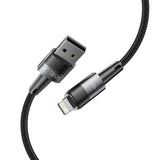 Tech-Protect UltraBoost Lightning / Lightning kabel 12W 2,4A 0,25m - grå