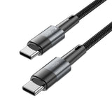 Tech-Protect UltraBoost USB-C / USB-C PD-kabel 60W 3A 0,25m - Grå