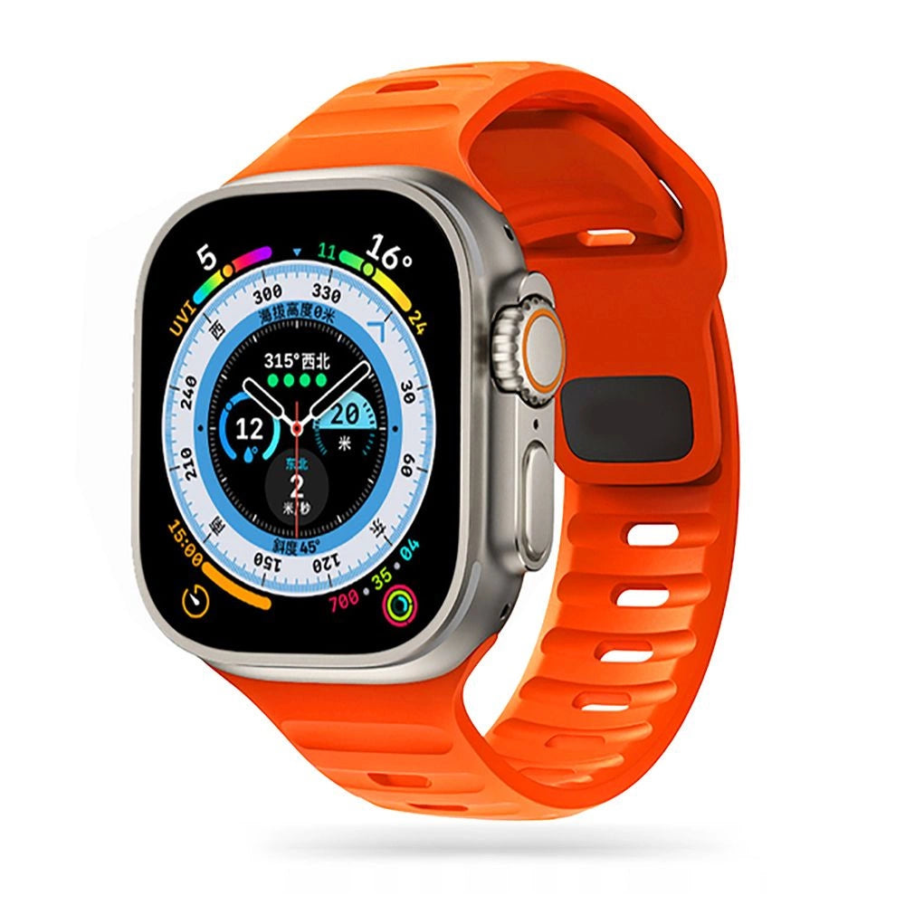 Tech-Protect IconBand Line Strap til Apple Watch 4 / 5 / 6 / 7 / 8 / 9 / SE / Ultra 1 / 2 (42/44/45/49 mm) - Orange