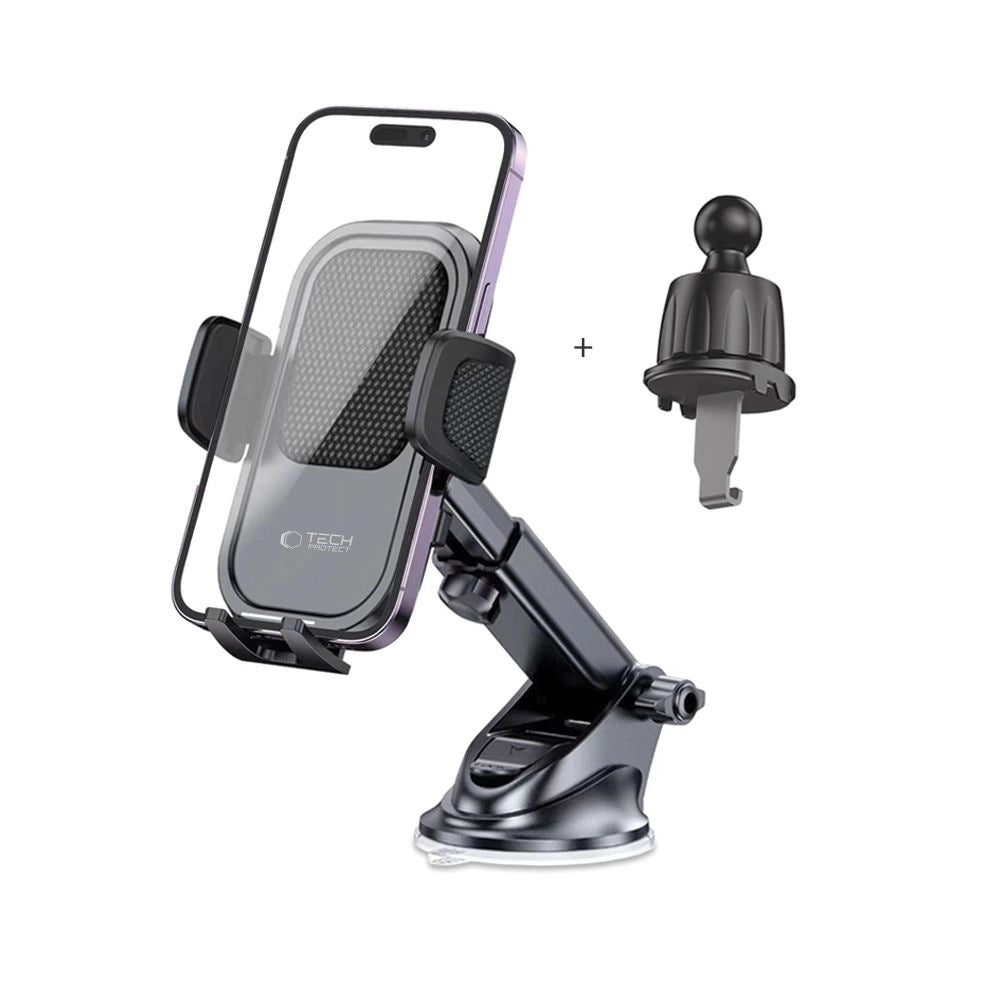 Tech-Protect V6 Car Phone Holder for Cockpit/Air Vent - Black
