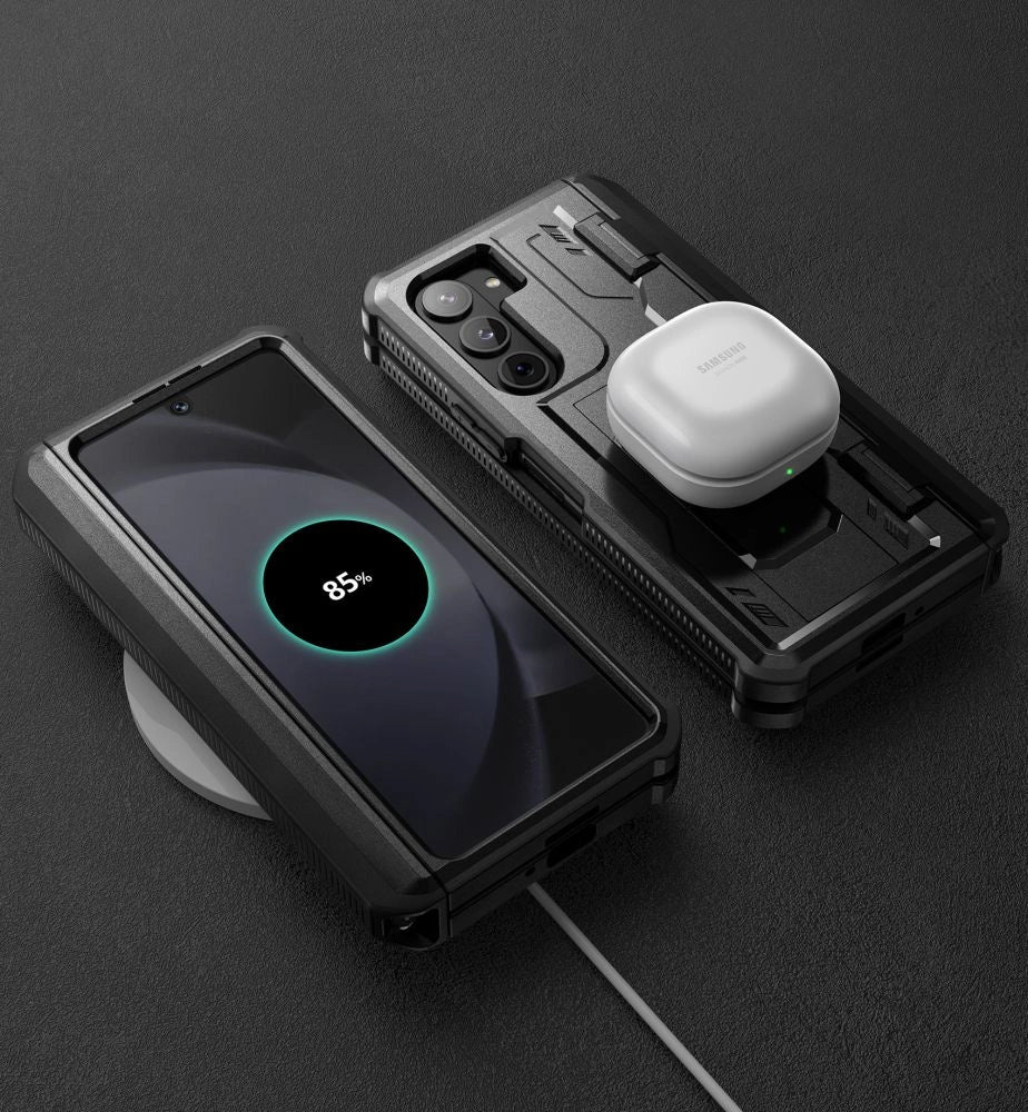 Tech-Protect Kevlar Pro Pen Case for Samsung Galaxy Z Fold 5 - Black