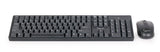 Gembird KBS-W-01 tastatur Mus inkluderet Universel RF trådløst QWERTY Engelsk Sort
