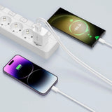 Tech-Protect C35W 2x USB-C PD 35W charger with USB-C / USB-C cable - white