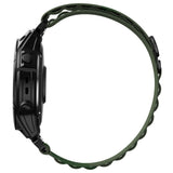 Tech-Protect Nylon Pro Strap til Garmin Fenix 5 / 6 / 6 Pro / 7 - mørkegrøn