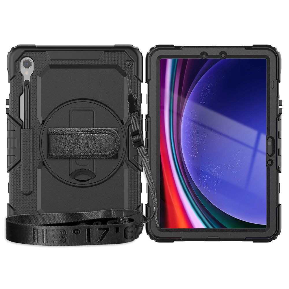 Tech-Protect Solid360 Case for Samsung Galaxy Tab S9 FE 10.9" X510 / X516B - Black