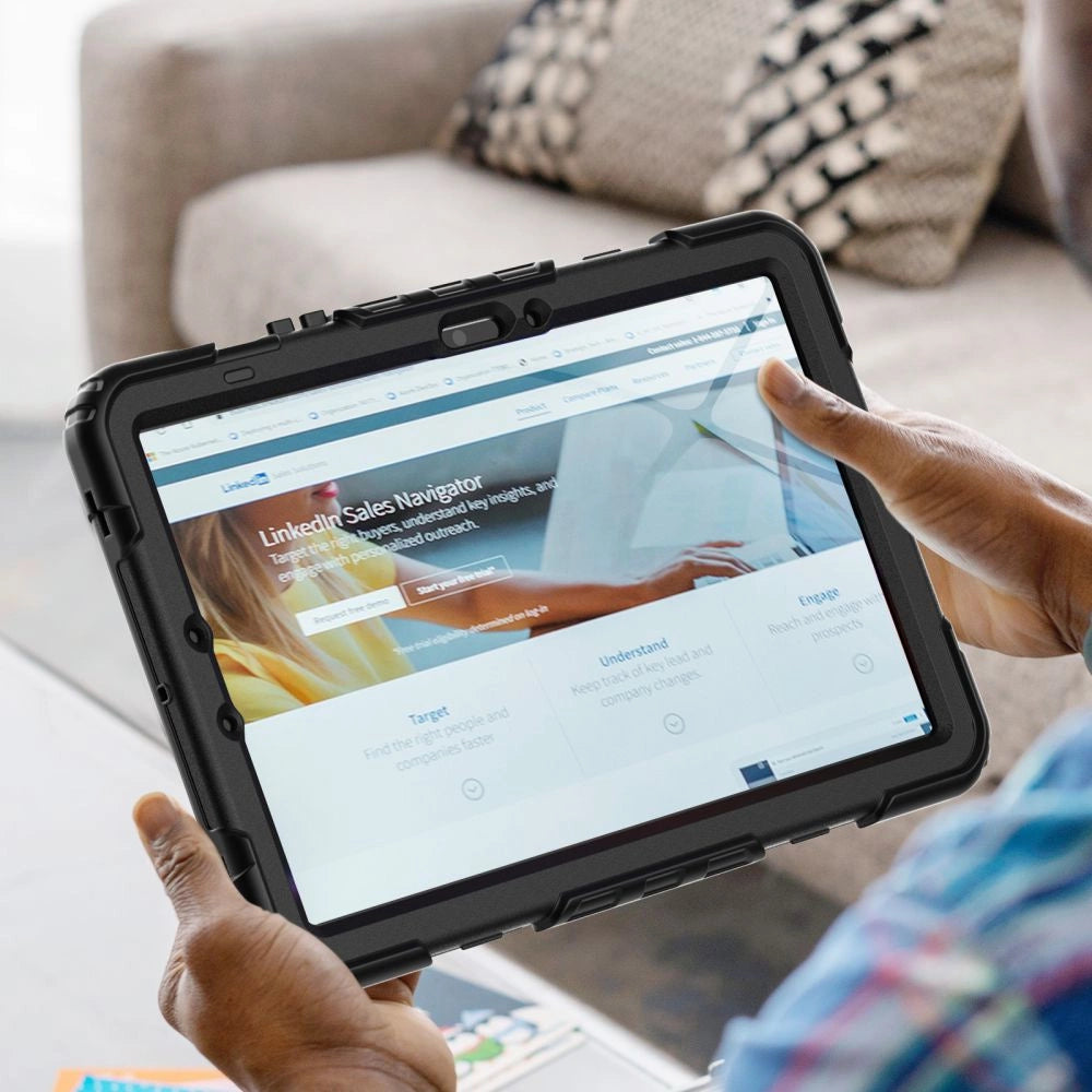 Tech-Protect Solid360 Case til Samsung Galaxy Tab S9 FE 10.9" X510 / X516B - sort