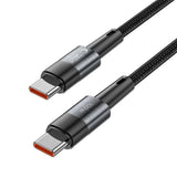 Tech-Protect UltraBoost USB-C / USB-C PD-kabel 100W 5A 0,25m - Grå