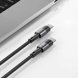 Tech-Protect UltraBoost USB-C / USB-C PD-kabel 100W 5A 0,25m - Grå