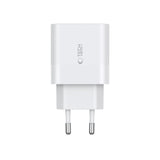 Tech-Protect C20W oplader 2x USB-C PD 20W - hvid