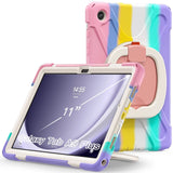 Tech-Protect X-Armor Case til Samsung Galaxy Tab A9+ 11" X210 / X215 / X216 - Pink-Blue