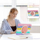 Tech-Protect X-Armor Case til Samsung Galaxy Tab A9+ 11" X210 / X215 / X216 - Pink-Blue