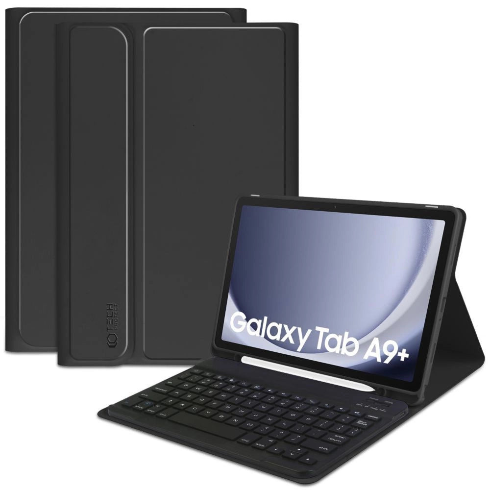 Tech-Protect SC Pen + Keyboard Case med tastatur til Samsung Galaxy Tab A9+ 11" X210 / X215 / X216 - sort