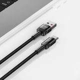 Tech-Protect UltraBoost Evo USB-C / USB-A kabel 100W 5A 0,5m - sort