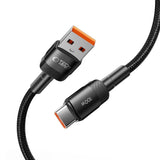 Tech-Protect UltraBoost Evo USB-C / USB-A kabel 100W 5A 1m - sort