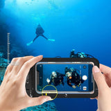 Tech-Protect Waterproof Case UWC9 waterproof for devices up to 8.9" - black and orange