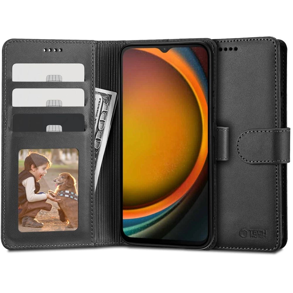 Tech-Protect Wallet Case til Samsung Galaxy XCover 7 - sort
