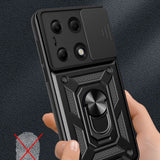 Tech-Protect CamShield Pro Case til Xiaomi Redmi Note 13 Pro 4G / LTE / Poco M6 Pro 4G / LTE - sort