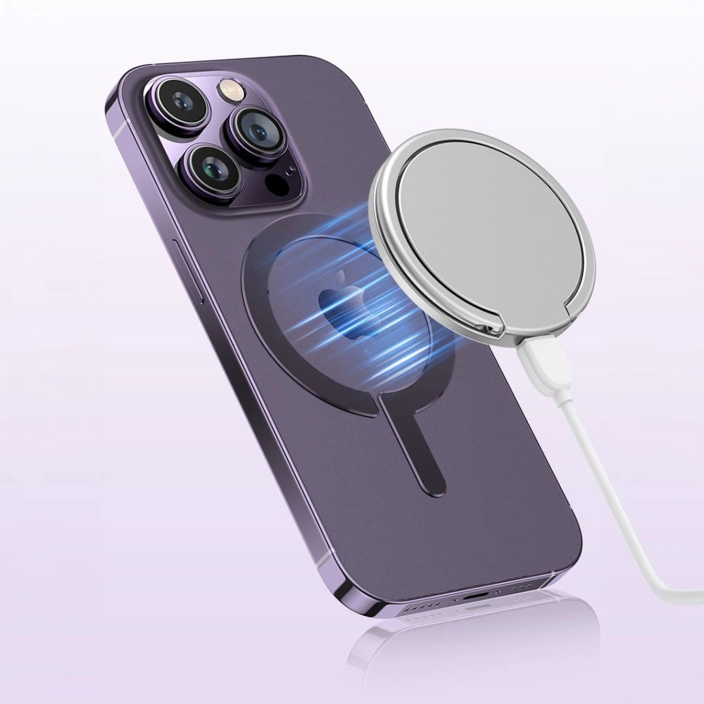 MagSafe Tech-Protect MetalRing Universal Magnetisk - sort / sølv (2 st.)