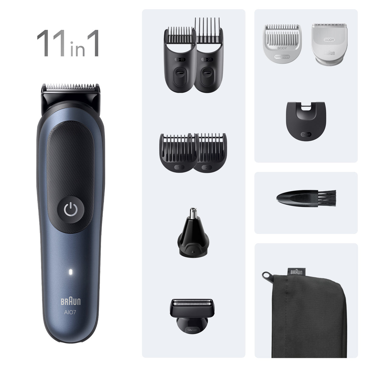 Braun AIO7540 Sort, Blå 14 Lithium-Ion (Li-Ion)