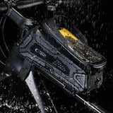 Tech-Protect V2 cykeltaske med telefonrum 1,2 l - sort