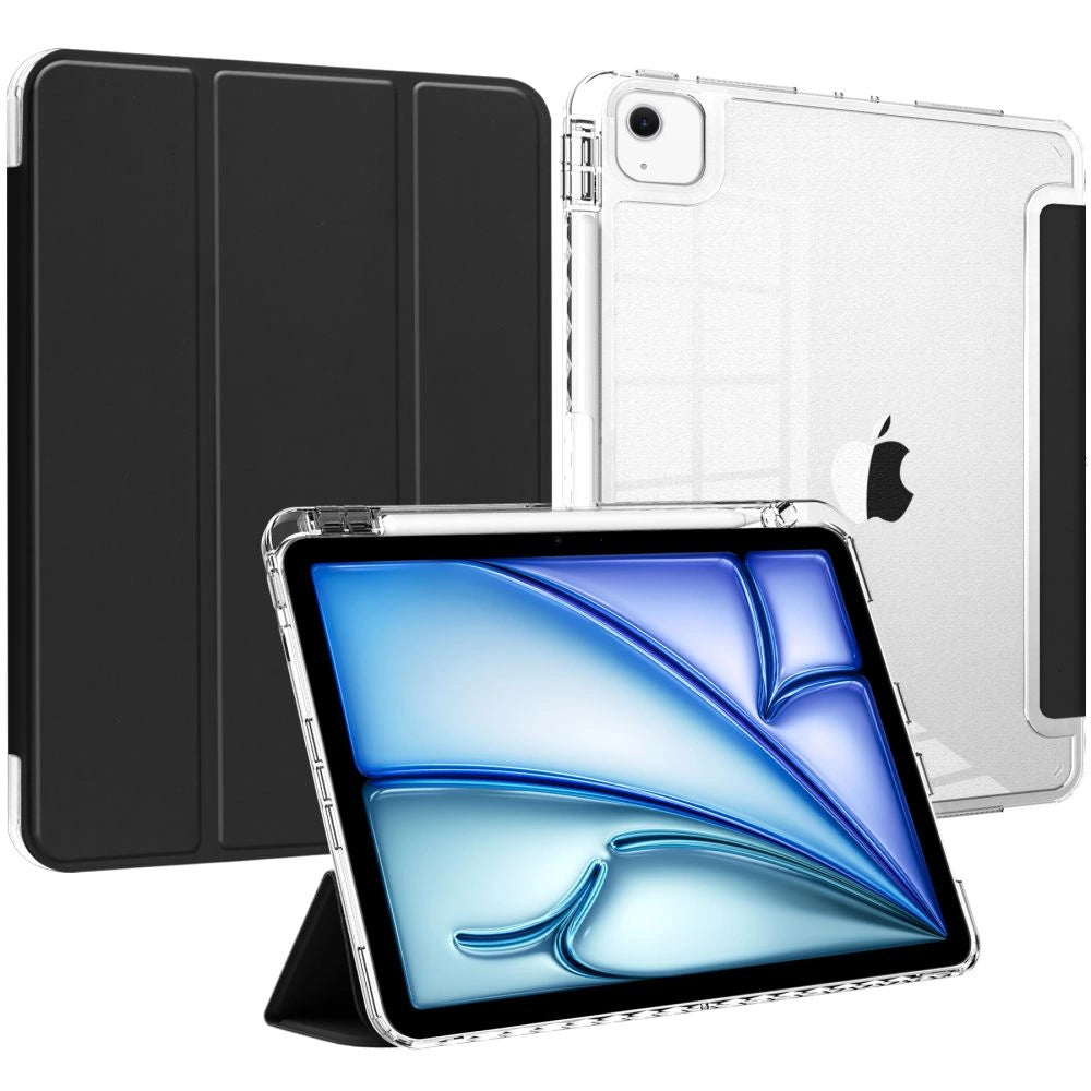 Tech-Protect SC Pen Hybrid Case til iPad Air 13 2024 - sort/gennemsigtig