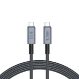 Tech-Protect UltraBoost Max USB-C 4.0 / USB-C 4.0 PD 240W 8K 40Gbps 2m kabel - grå