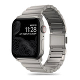 Tech-Protect SteelBand til Apple Watch 4 / 5 / 6 / 7 / 8 / 9 / SE / Ultra 1 / 2 (42/44/45/49 mm) - titanium