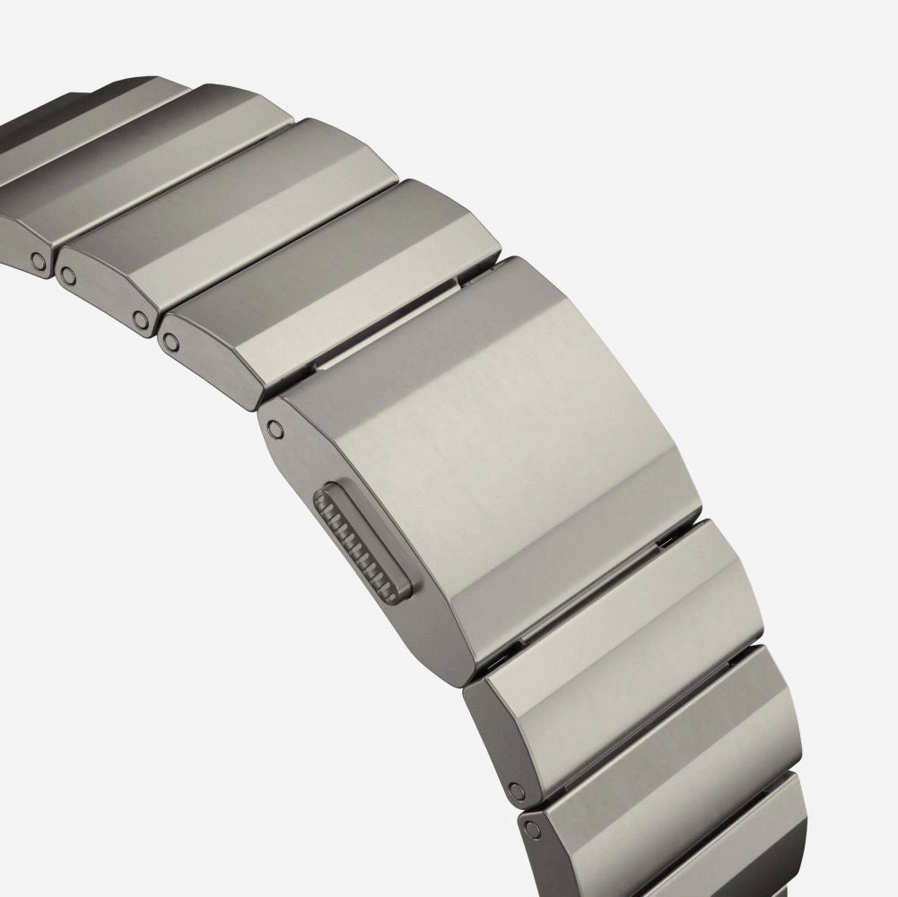 Tech-Protect SteelBand til Apple Watch 4 / 5 / 6 / 7 / 8 / 9 / SE / Ultra 1 / 2 (42/44/45/49 mm) - titanium