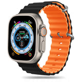 Tech-Protect IconBand Pro Strap til Apple Watch 4 / 5 / 6 / 7 / 8 / 9 / SE / Ultra 1 / 2 (42/44/45/49 mm) - Orange-Sort
