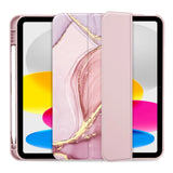 Tech-Protect SC Pen Case til iPad 10.9" 2022 - Pink Marble