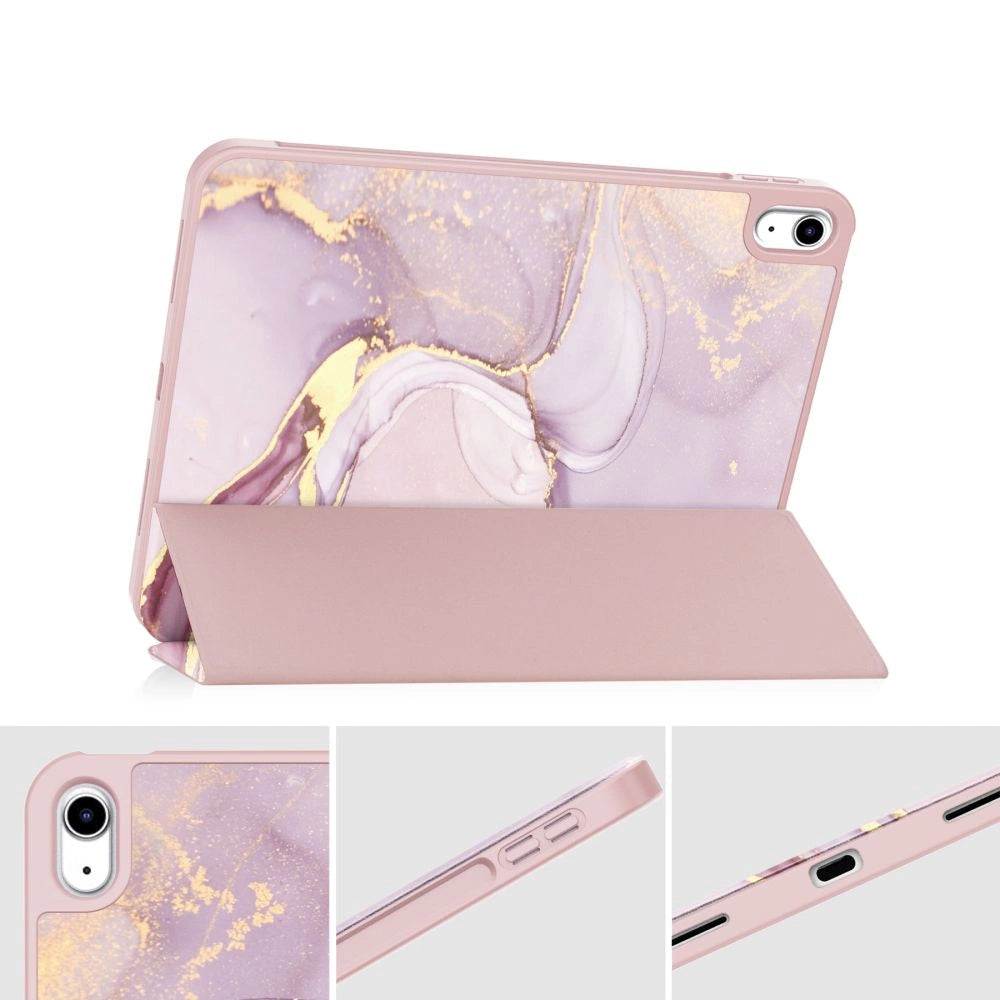 Tech-Protect SC Pen Case til iPad 10.9" 2022 - Pink Marble
