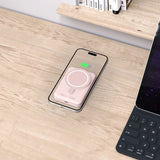 Tech-Protect LifeMag PB11 Powerbank with MagSafe 10000mAh 15W USB-C port - pink + USB-C cable