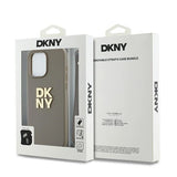 DKNY Wrist Strap Stock Logo Case til iPhone 15 Pro Max - beige