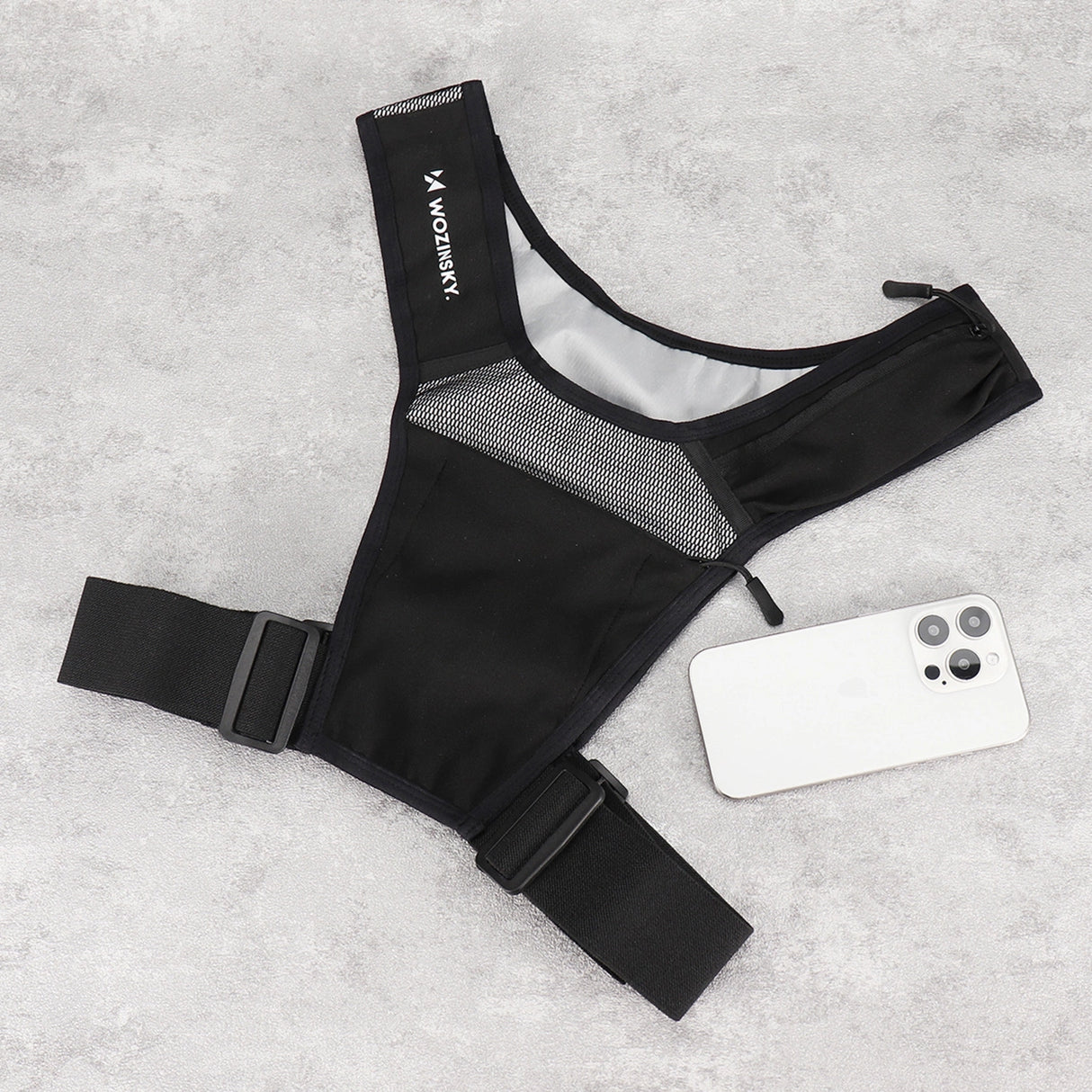 Wozinsky WKDB1 Reflekterende løbevest - sort