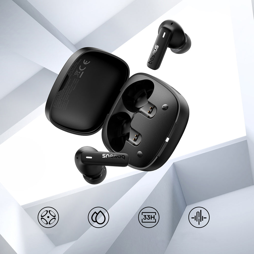 Baseus Bowie E19 TWS In-Ear trådløse hovedtelefoner - sort