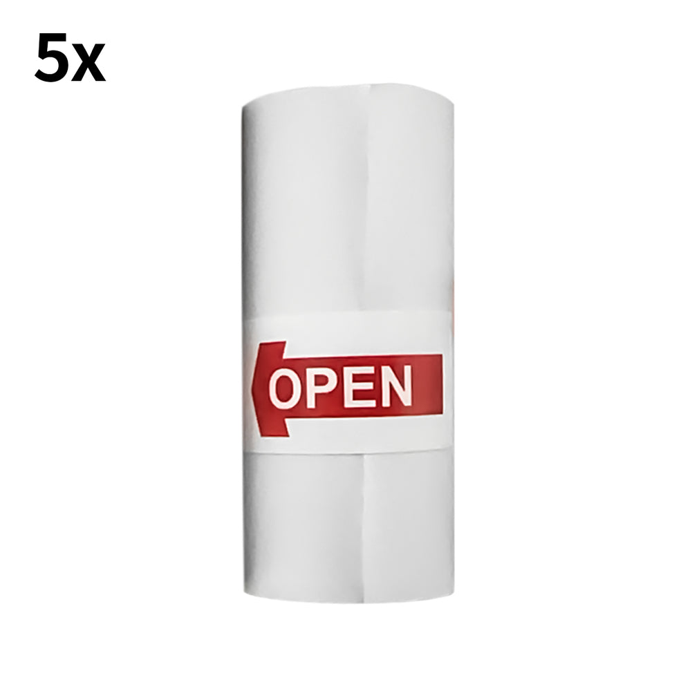 HURC10N5 Ruller til termisk printer med kamera HURC10/ Wozinsky WDT-01 - hvid (5 st.)
