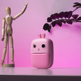Mini termisk printer til børn med kamera og videokamera - Pink