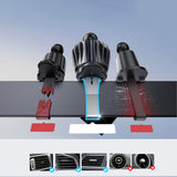 Joyroom JR-ZS409 magnetholder med 15W induktiv oplader til billuftventil - sort