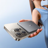 Powerbank Joyroom JR-PBM08 5000mAh 20W ultra-tynn med induktiv opladning - grå