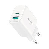 Joyroom JR-TCF21 netværksoplader USB-C / USB-A 20W PD / QC 3.0 - hvid