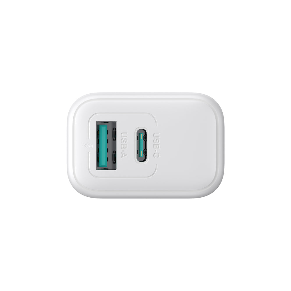 Joyroom JR-TCF21 netværksoplader USB-C / USB-A 20W PD / QC 3.0 - hvid