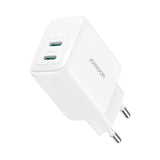 Joyroom JR-TCF12 strømoplader 2x USB-C 20W PD / QC 3.0 - hvid