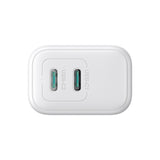 Joyroom JR-TCF12 strømoplader 2x USB-C 20W PD / QC 3.0 - hvid